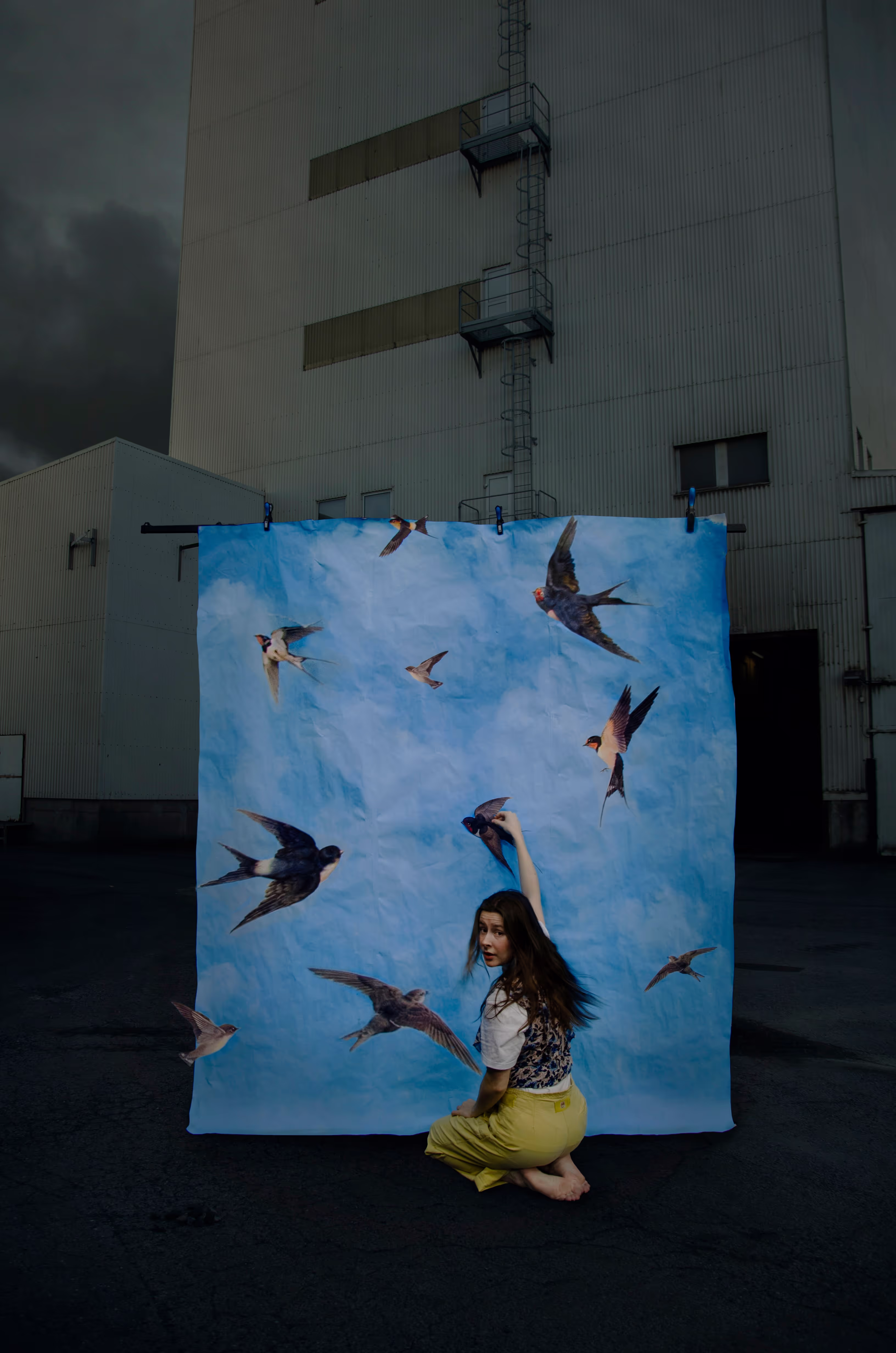 The poster for the childrens theatre play Det Grønne Skiftet